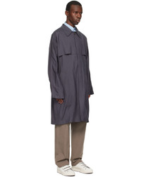 Dunhill Gray Spread Collar Coat