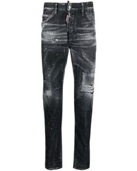 DSQUARED2 1964 Distressed Slim Cut Jeans