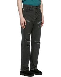 Ambush Black Damaged Denim Jeans