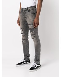purple brand Destroyed Slim Cut Jeans