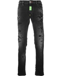 Philipp Plein Distressed Skinny Cut Jeans