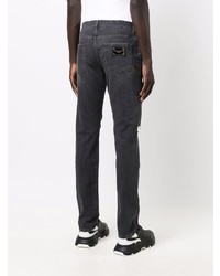 Dolce & Gabbana Distressed Slim Cut Jeans