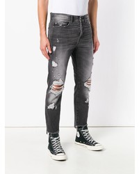 Overcome Distressed Straight Jeans