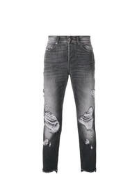 Overcome Distressed Straight Jeans