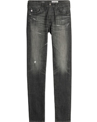 AG Jeans Distressed Straight Leg Jeans