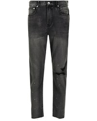FIVE CM Distressed Whiskered Effect Jeans