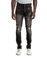 PRPS Gamma Ray Ripped Skinny Fit Jeans In Black At Nordstrom