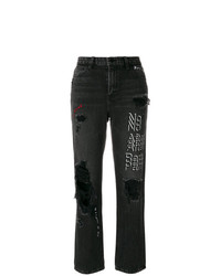 Alexander Wang High Rise Cropped Jeans
