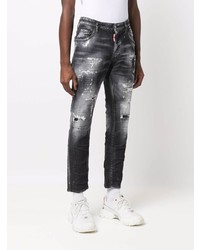 DSQUARED2 Mid Rise Distressed Jeans