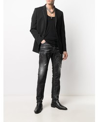 DSQUARED2 Ripped Straight Leg Jeans
