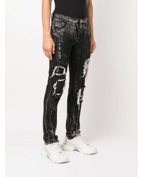 Philipp Plein Rock Star Distressed Jeans