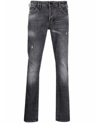 Philipp Plein Super Straight Cut Mid Rise Jeans