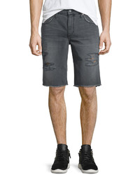 Charcoal Ripped Shorts