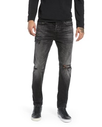 Hudson Jeans Axl Ripped Skinny Fit Jeans