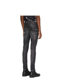Diesel Black Denim Thommer 0098e Jeans