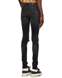 Amiri Black Mx1 Bandana Jeans