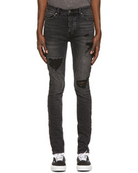 Ksubi Black Ripped Van Winkle Jeans