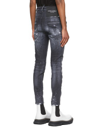 DSQUARED2 Black Ripped Wash Twinky Jeans