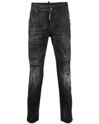 DSQUARED2 Coated Cropped Skinny Jeans