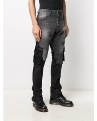 Greg Lauren X Paul & Shark Contrast Mid Rise Slim Fit Jeans