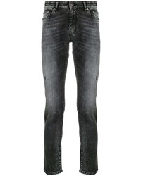 Pt01 Distressed Effect Mid Rise Slim Fit Jeans