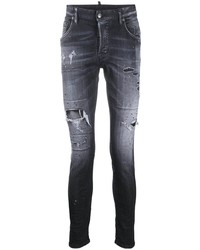 DSQUARED2 Distressed Effect Skinny Fit Jeans