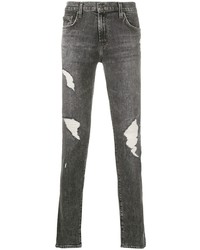 J Brand Distressed Effect Skinny Jeans