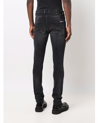Les Hommes Distressed Skinny Jeans