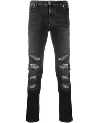 Balmain Embellished Slim Fit Jeans