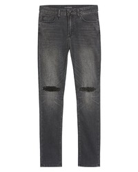 Monfrere Greyson Ripped Skinny Jeans In Distressed Oxford At Nordstrom