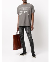 purple brand P001 Distressed Skinny Jeans