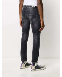 Dondup Paint Splatter Slim Fit Jeans