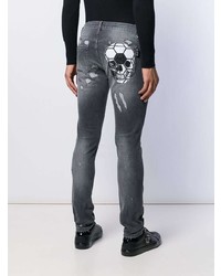Philipp Plein Slim Fit Skull Jeans