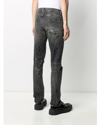 Unravel Project Splatter Effect Slim Jeans