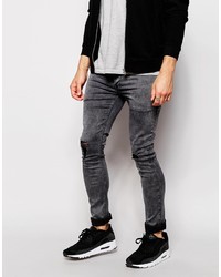Antioch Super Skinny Jeans With Repair Rip