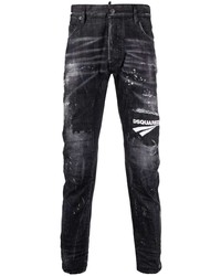 DSQUARED2 Tidy Biker Distressed Effect Jeans