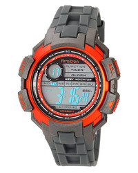 Armitron Digital Resin Watch 47mm Grey Orange