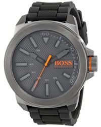 Hugo Boss Boss Orange 1513005 New York Stainless Steel And Silicone Watch