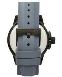 Kenneth Cole Reaction Kenneth Cole New York Textured Silicone Strap Watch 47mm