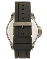 Boss Orange Textured Silicone Strap Watch 50mm
