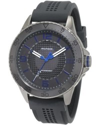 Tommy Hilfiger 1790836 Sport Grey Ip Case With Grey Silicon Strap Watch