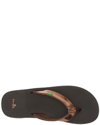 Sanuk Yoga Mat Wander Metallic Sandals