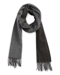 Andrew Stewart Ombre Cashmere Scarf In Grey At Nordstrom