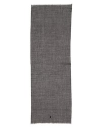 ZZDNU POLO Polo Solid Wool Scarf In Metallic Grey Heather At Nordstrom