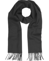 Lanvin Solid Fringed Wool Scarf