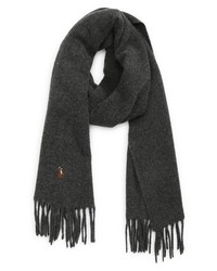 ZZDNU POLO Zzndu Polo Signature Solid Wool Scarf In Barclay Heather At Nordstrom