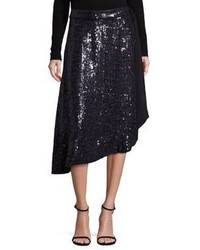 Charcoal Sequin Skirt