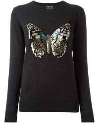 Markus Lupfer Sequin Butterfly Sweater