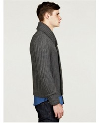 Maison Martin Margiela 10 Hidden Double Breasted Knitted Cardigan