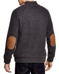 American Stitch Elbow Patch Cable Cardigan
